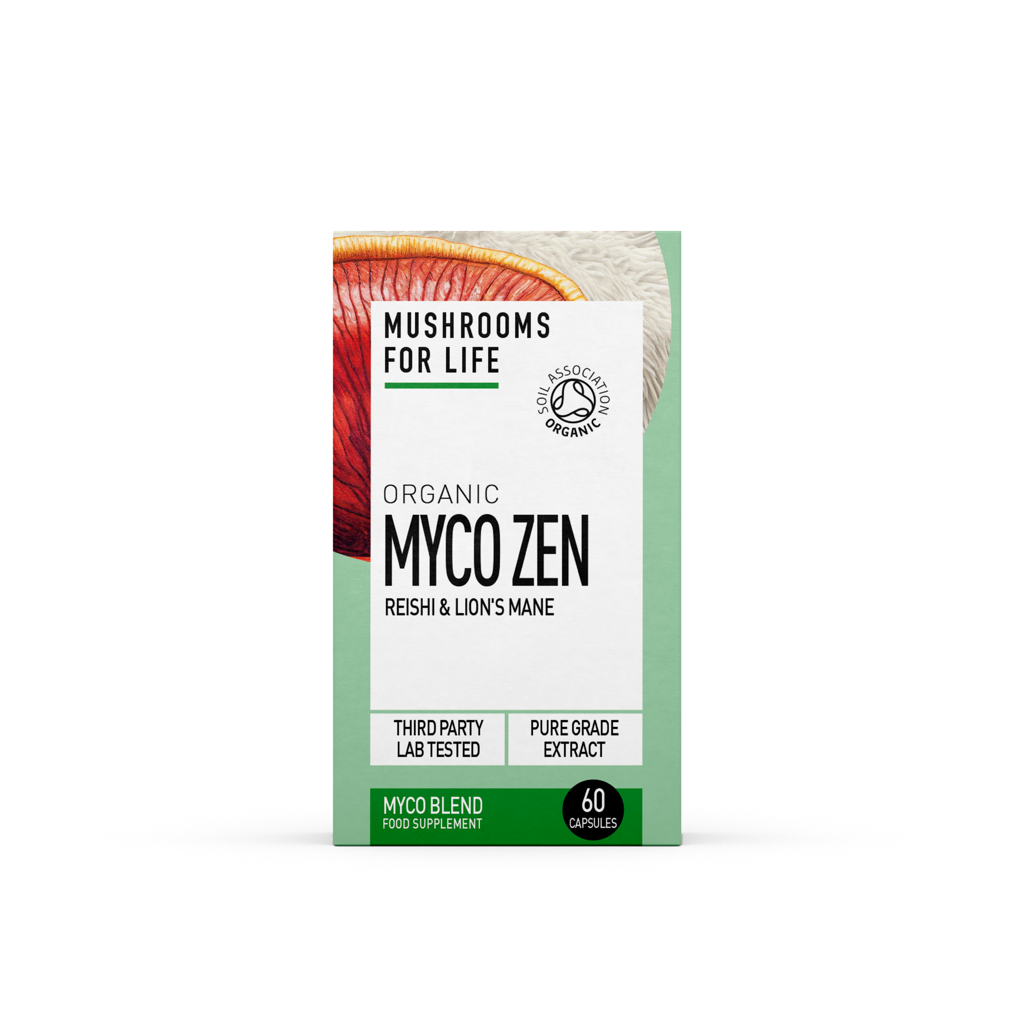 Organic Myco Zen Capsules Mushrooms For Life