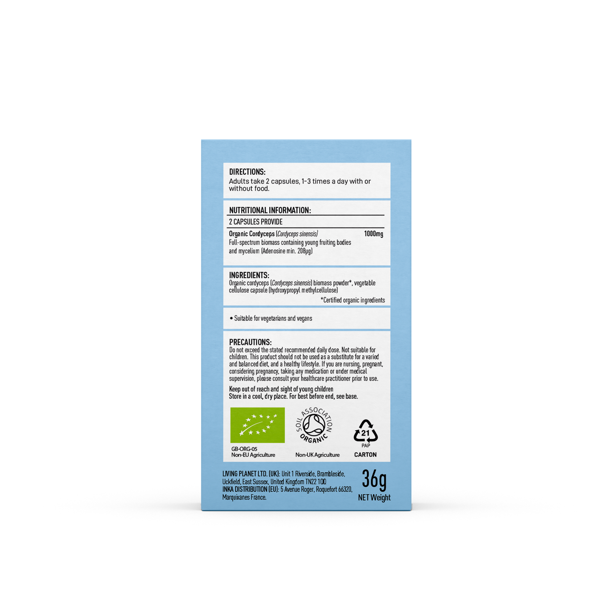 Organic Cordyceps Perform